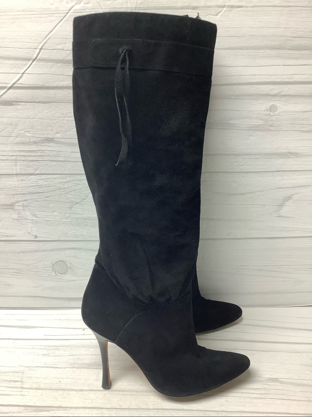 Manolo Blahnik Suede Boots